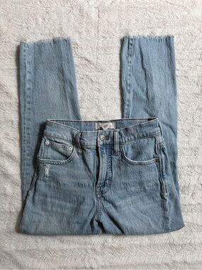 Madewell The Perfect Vintage Jean Size 24 P Distressed Blue Jean